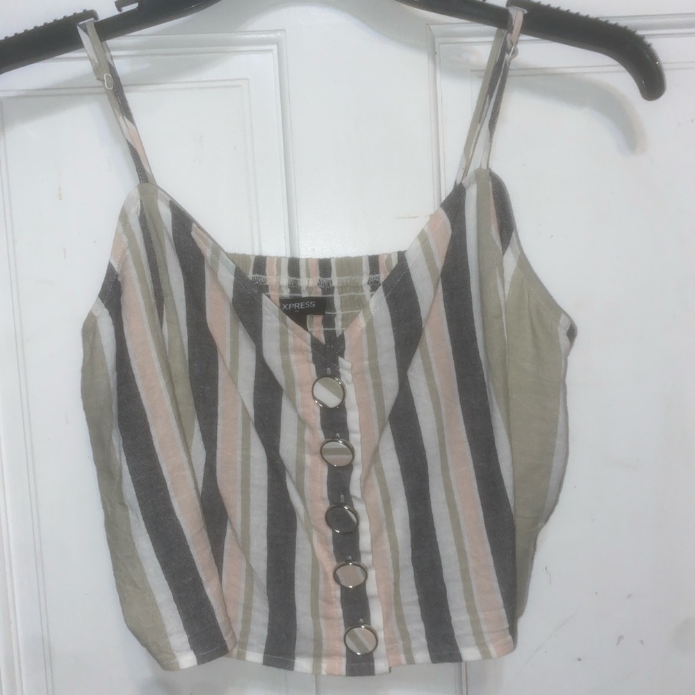 Large Express multicolor crop top